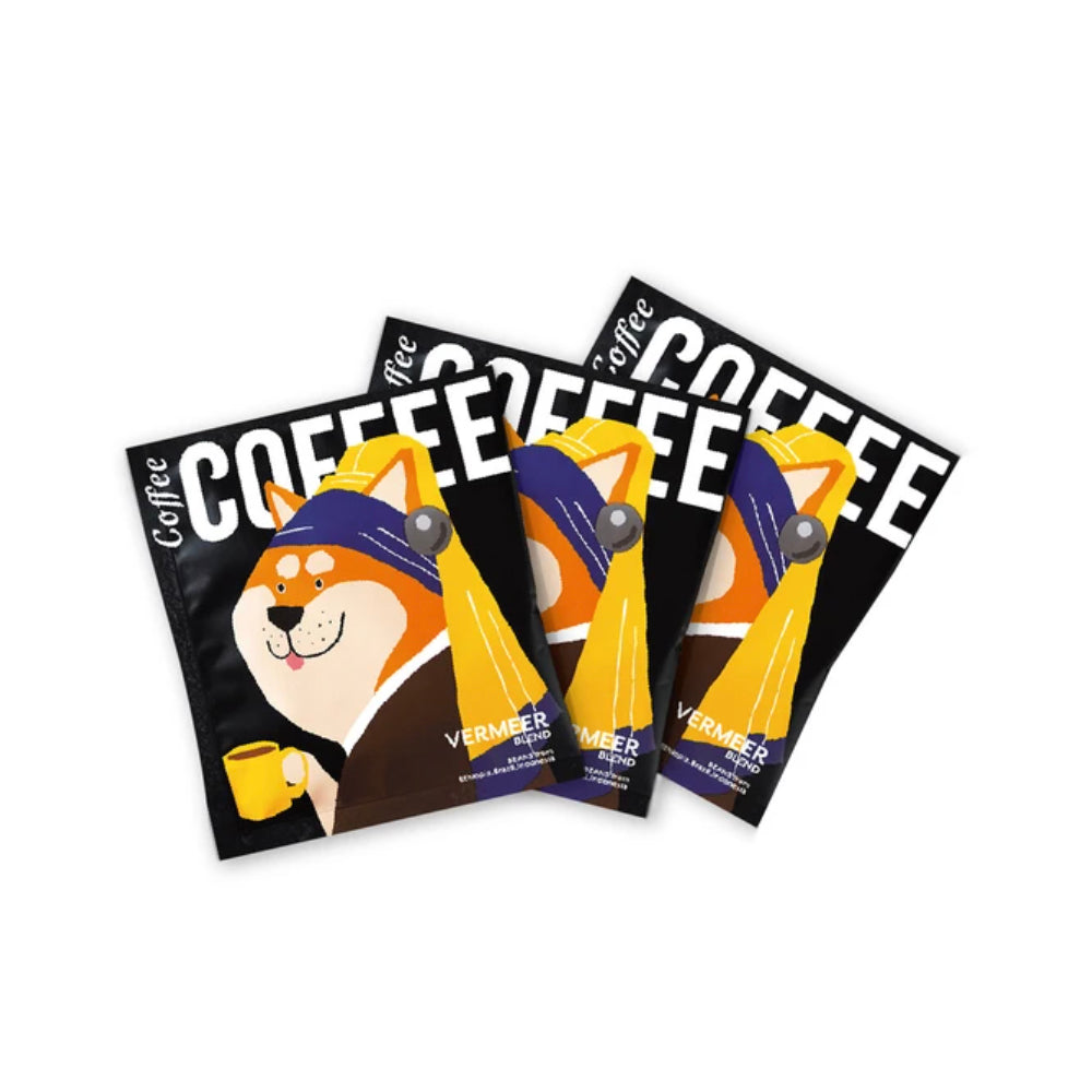 藝術博物館滴漏式咖啡 3 件裝柴犬(維米爾混合物)