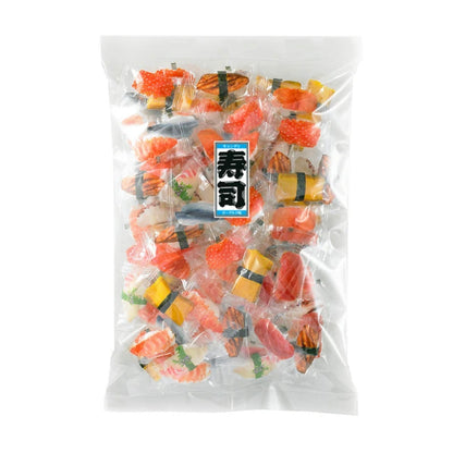 日式壽司圖案獨立包裝紙美味酸奶味糖果