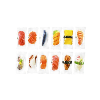 日式壽司圖案獨立包裝紙美味酸奶味糖果